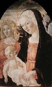 Francesco di Giorgio Martini Madonna and Child with an Angel oil on canvas